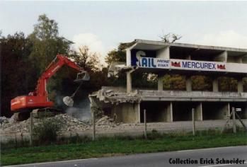 Demolition des tribunes