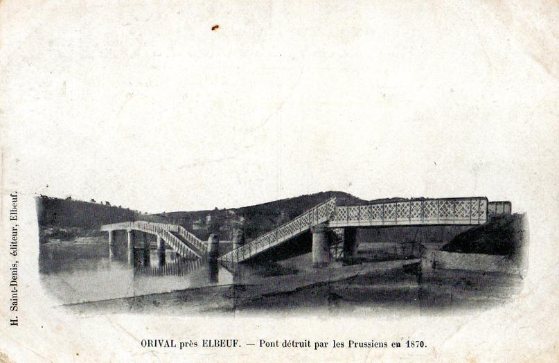 Pont detruit 1870r